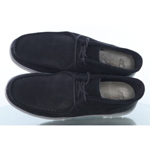 UGG Hendrickson $150 Men\'s Moc Toe Chukka Boots Size 13 Suede Black 1013862 EUC main image 6